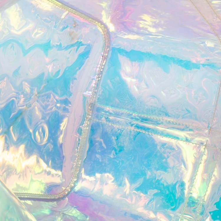 Pre Owned Louis Vuitton Monogram Prism Keepall Bandouliere 50 Bag