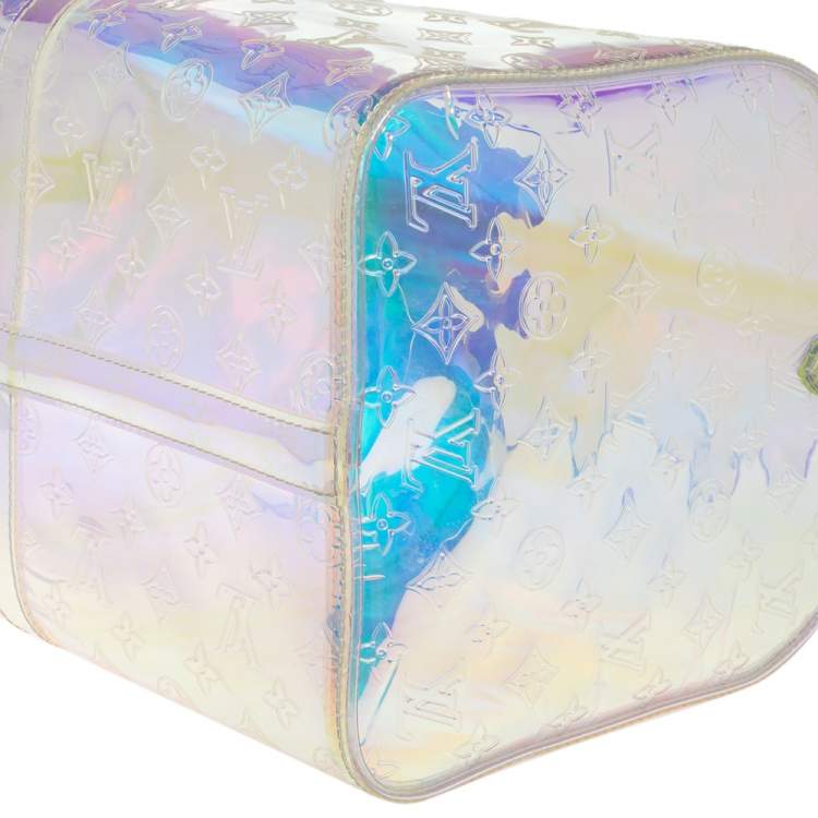 Pre Owned Louis Vuitton Monogram Prism Keepall Bandouliere 50 Bag