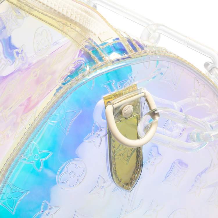 Pre Owned Louis Vuitton Monogram Prism Keepall Bandouliere 50 Bag