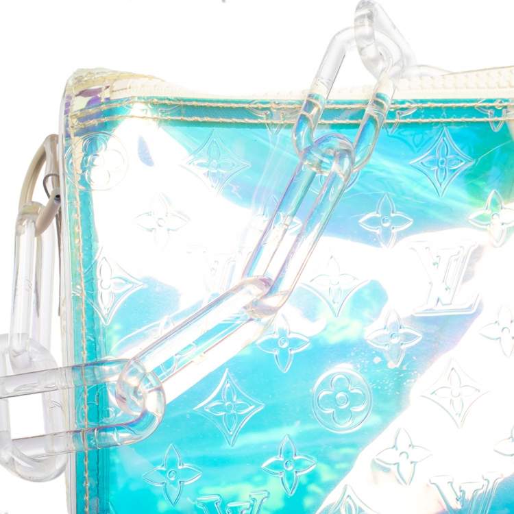 Pre Owned Louis Vuitton Monogram Prism Keepall Bandouliere 50 Bag