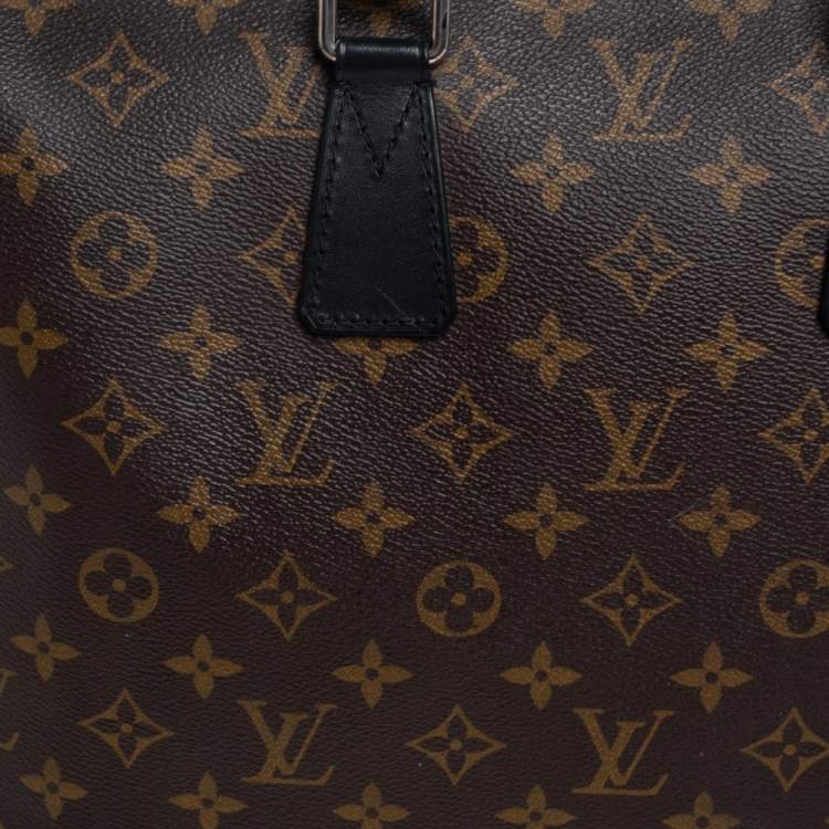 Pre Owned Louis Vuitton Monogram Macassar Canvas Porte-Documents Jour Bag