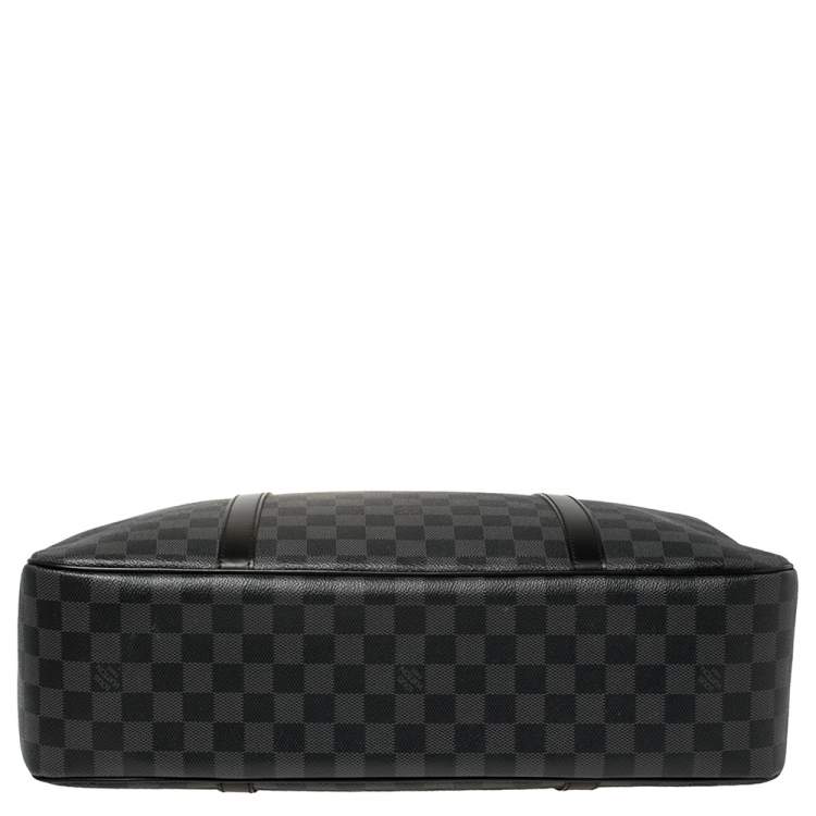 Pre Owned Louis Vuitton Damier Graphite Canvas Jorn Bag