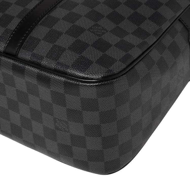 Pre Owned Louis Vuitton Damier Graphite Canvas Jorn Bag