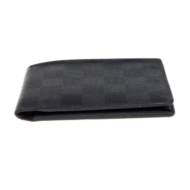 Pre Owned Louis Vuitton Damier Graphite Canvas Multiple Bifold Wallet