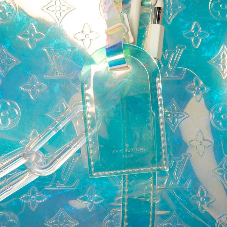 Pre Owned Louis Vuitton Monogram Prism Keepall Bandouliere 50 Bag