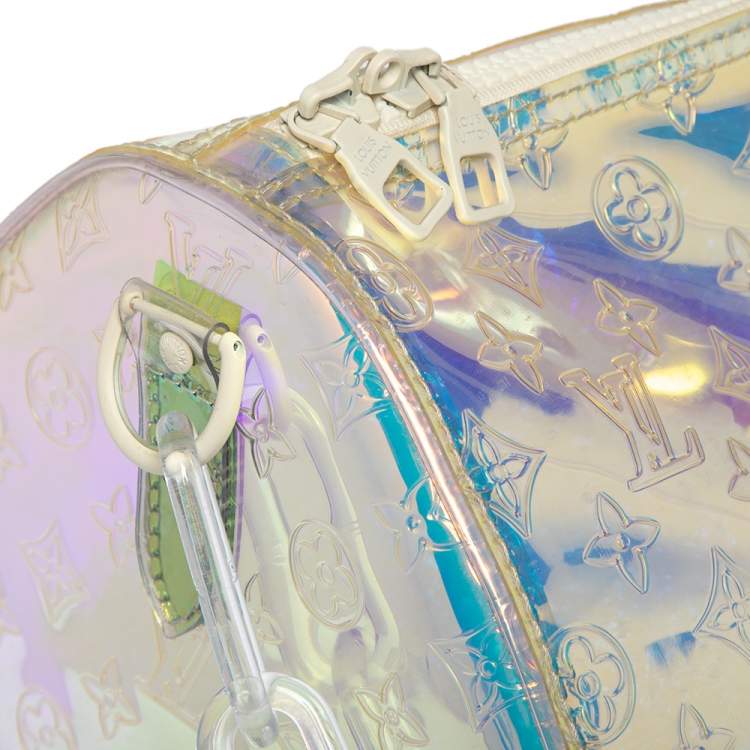 Pre Owned Louis Vuitton Monogram Prism Keepall Bandouliere 50 Bag