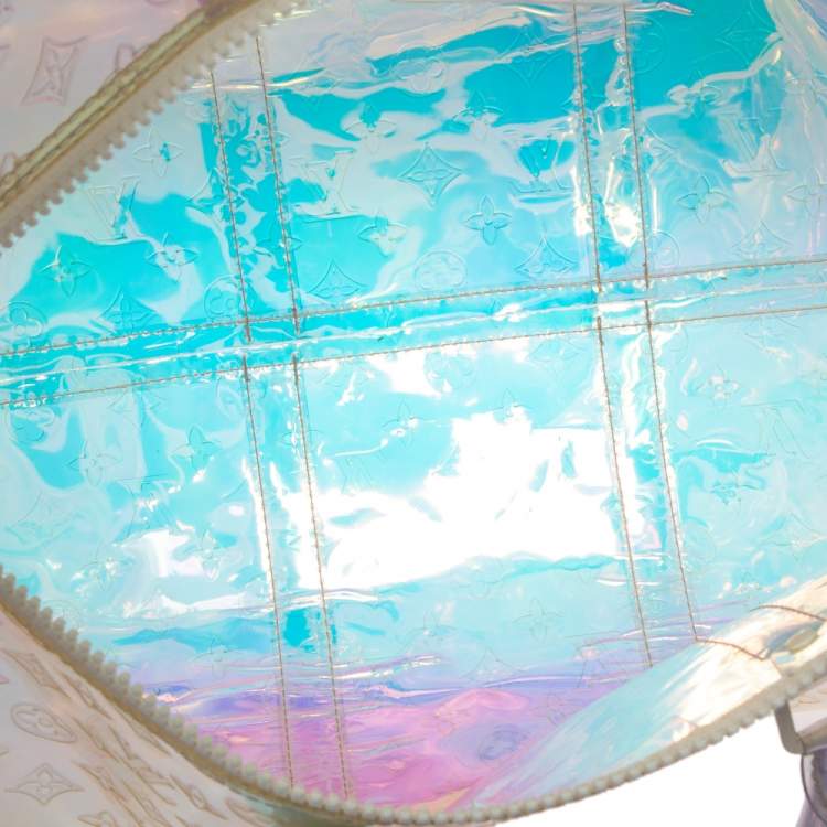 Pre Owned Louis Vuitton Monogram Prism Keepall Bandouliere 50 Bag