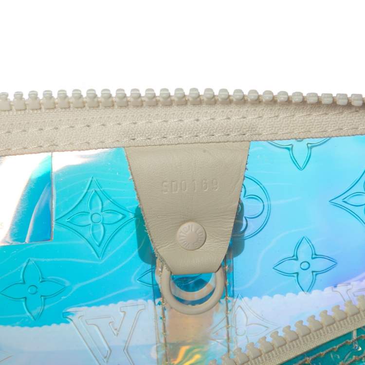 Pre Owned Louis Vuitton Monogram Prism Keepall Bandouliere 50 Bag