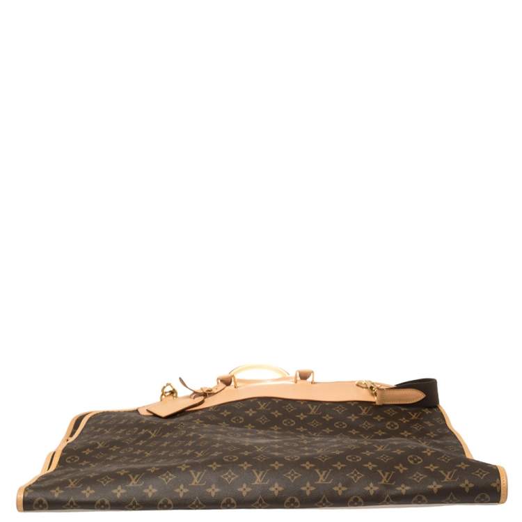 Pre Owned Louis Vuitton Monogram Canvas 2 Hangers Garment Cover Bag