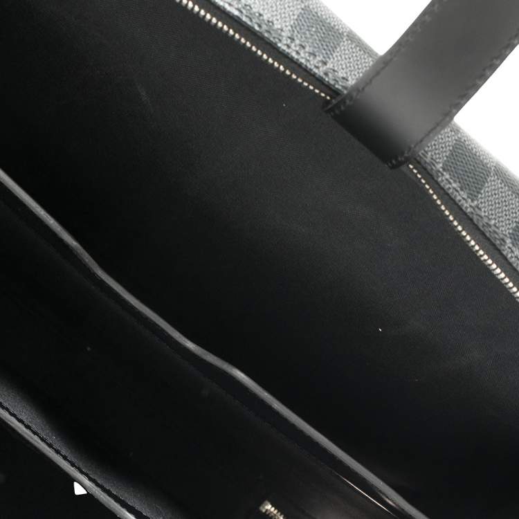 Pre Owned Louis Vuitton Damier Graphite Canvas Pilot Case Luggage