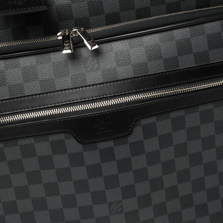 Pre Owned Louis Vuitton Damier Graphite Canvas Pilot Case Luggage