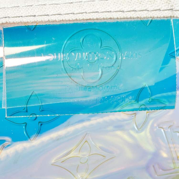 Pre Owned Louis Vuitton Monogram Prism Keepall Bandouliere 50 Bag