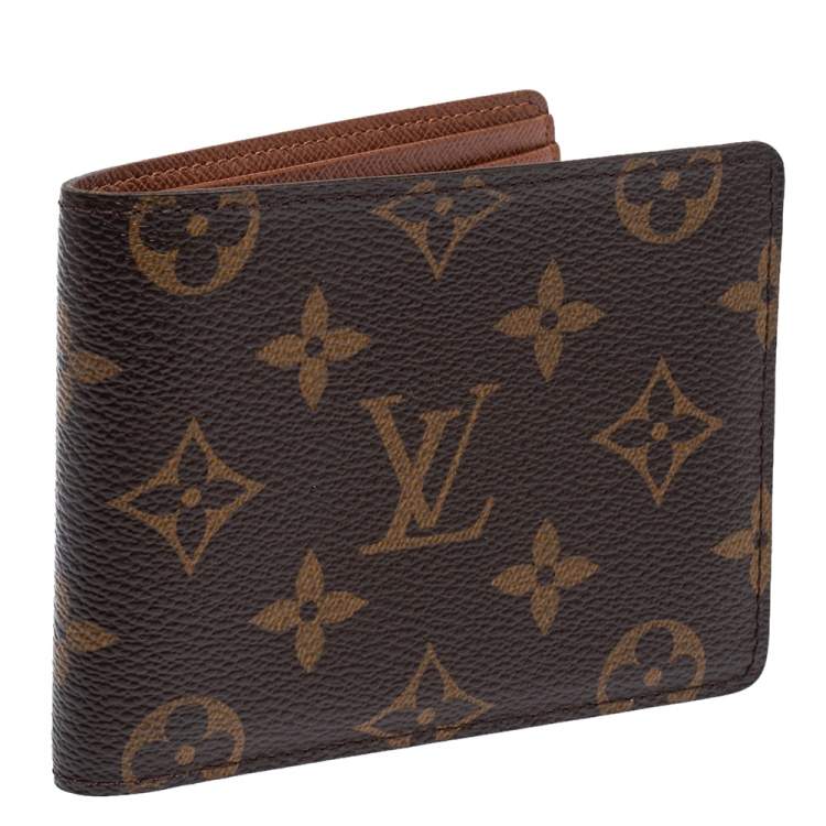 Pre Owned Louis Vuitton Monogram Canvas Multiple Wallet