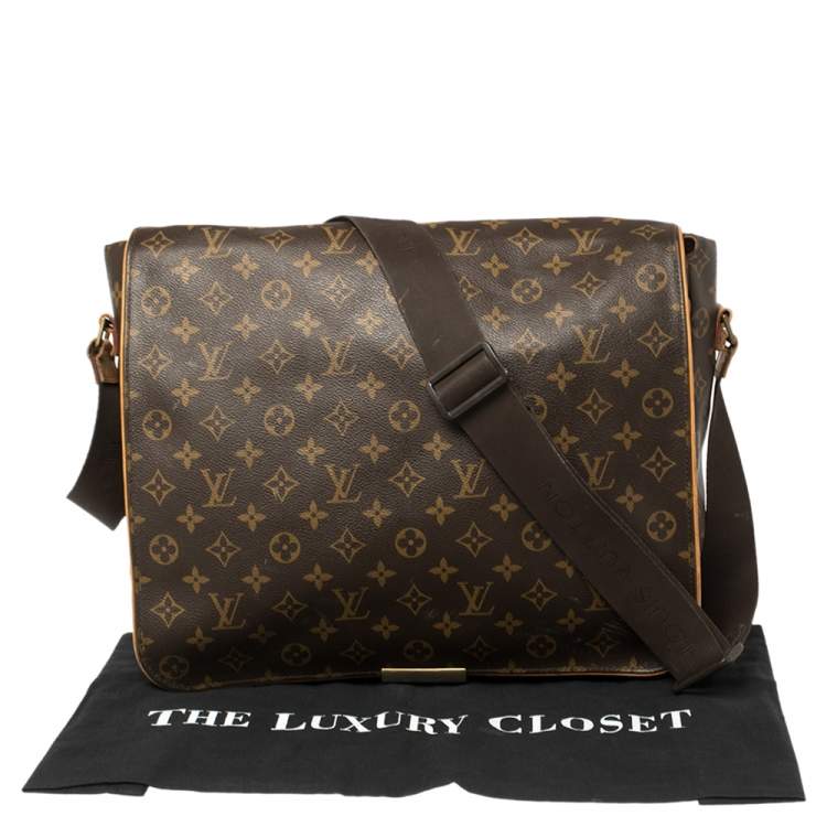 Pre Owned Louis Vuitton Monogram Canvas Abbesses Messenger Bag