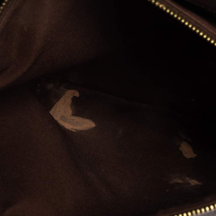 Pre Owned Louis Vuitton Damier Ebene Canvas Brooklyn GM Messenger Bag