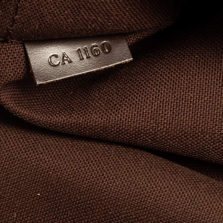 Pre Owned Louis Vuitton Damier Ebene Canvas Brooklyn GM Messenger Bag