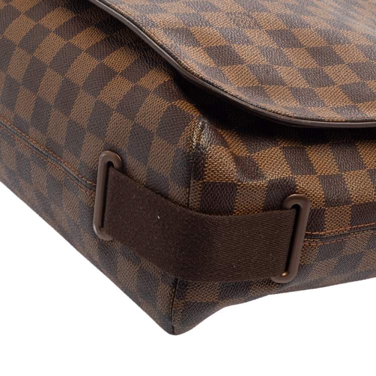 Pre Owned Louis Vuitton Damier Ebene Canvas Brooklyn GM Messenger Bag