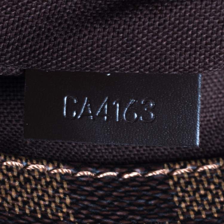 Pre Owned Louis Vuitton Damier Ebene Canvas District MM Bag