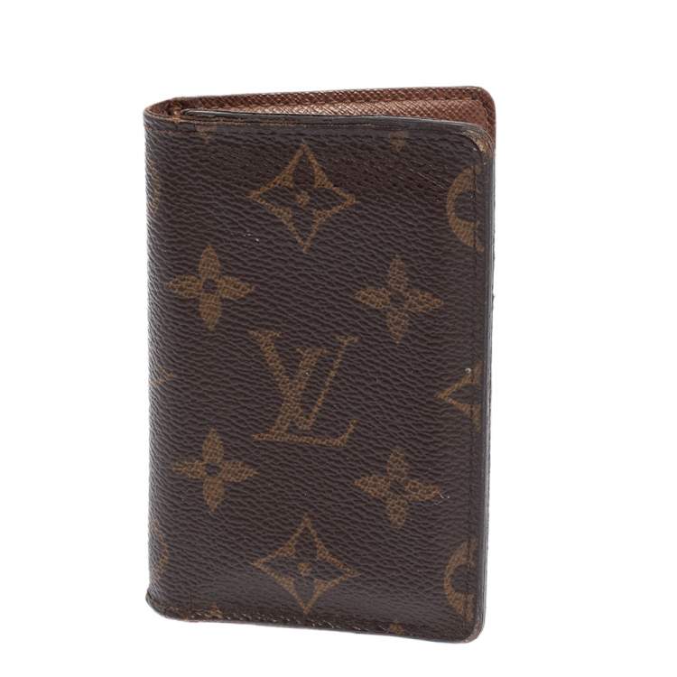 Louis Vuitton Monogram Pocket Organizer, Brown
