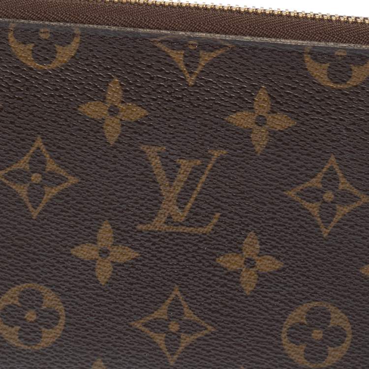 Pre Owned Louis Vuitton Monogram Canvas Zippy Organizer