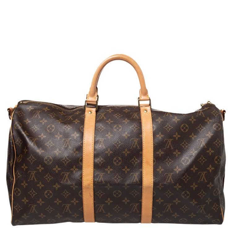 Pre Owned Louis Vuitton Monogram Canvas Keepall 50 Bag 