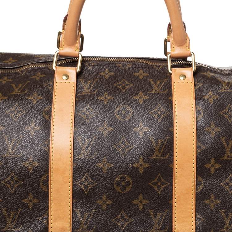 Pre Owned Louis Vuitton Monogram Canvas Keepall 50 Bag 
