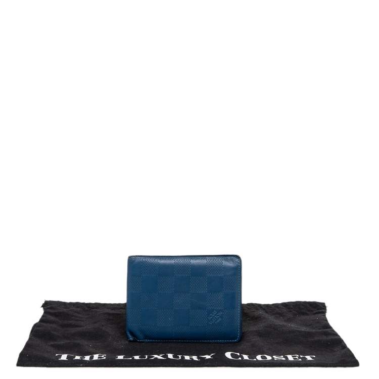 Pre Owned Louis Vuitton Neptune Damier Infini Leather Multiple Wallet