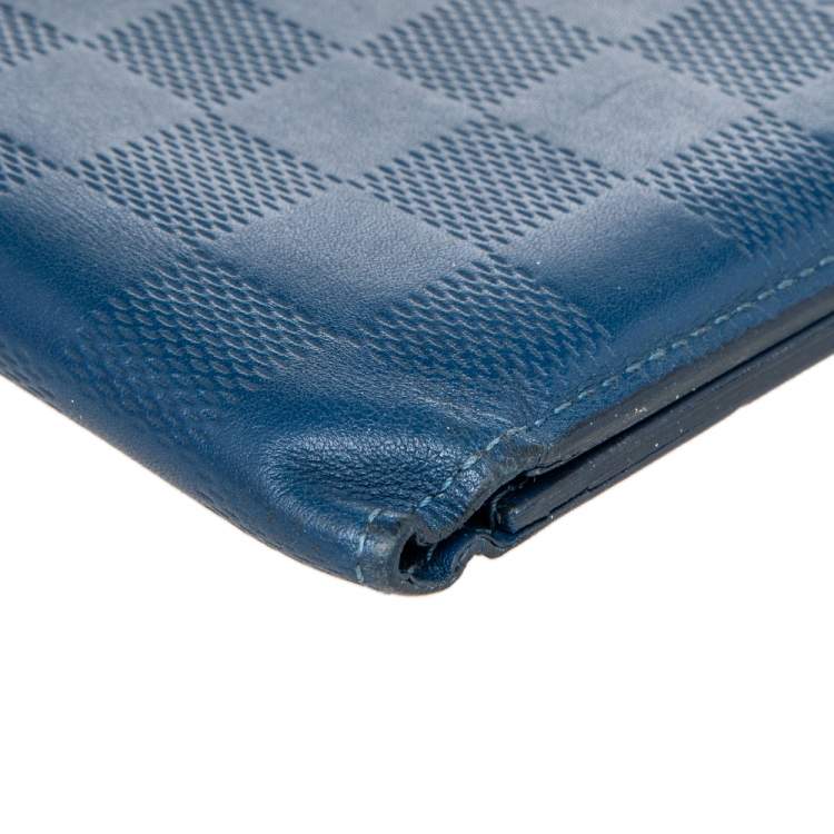Pre Owned Louis Vuitton Neptune Damier Infini Leather Multiple Wallet