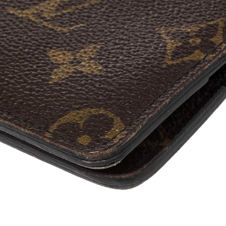Pre Owned Louis Vuitton Monogram Canvas and Leather Trim Gaspar Bifold Wallet