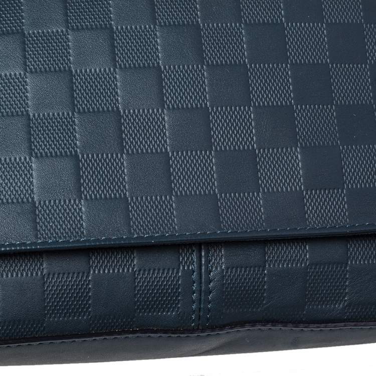 Pre Owned Louis Vuitton Cosmos Damier Infini Leather District PM Bag