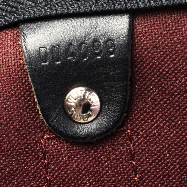 Pre Owned Louis Vuitton Monogram Macassar Canvas Keepall Bandouliere 45 Bag