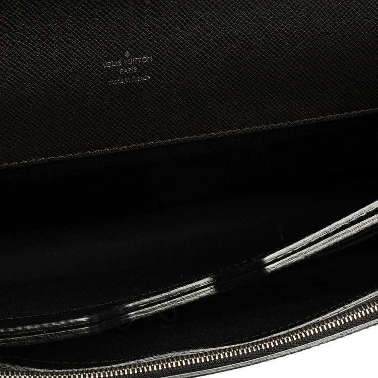 Pre Owned Louis Vuitton Ardoise Taiga Leather Neo Robusto 1 Briefcase