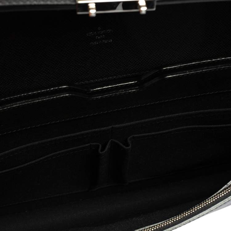 Pre Owned Louis Vuitton Ardoise Taiga Leather Neo Robusto 1 Briefcase