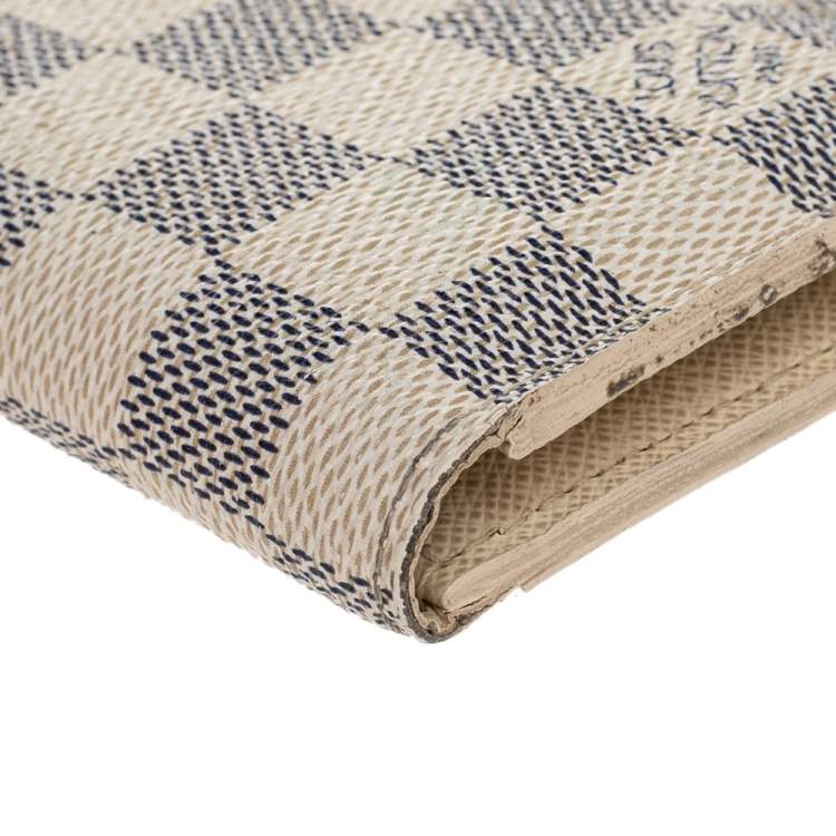 Pre Owned Louis Vuitton Damier Azur Canvas Pocket Organizer