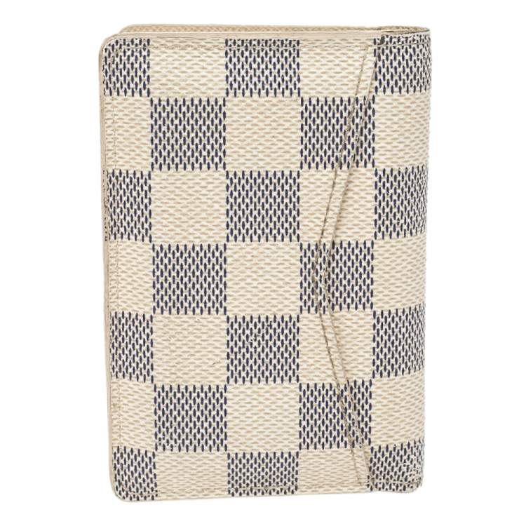 Pre Owned Louis Vuitton Damier Azur Canvas Pocket Organizer