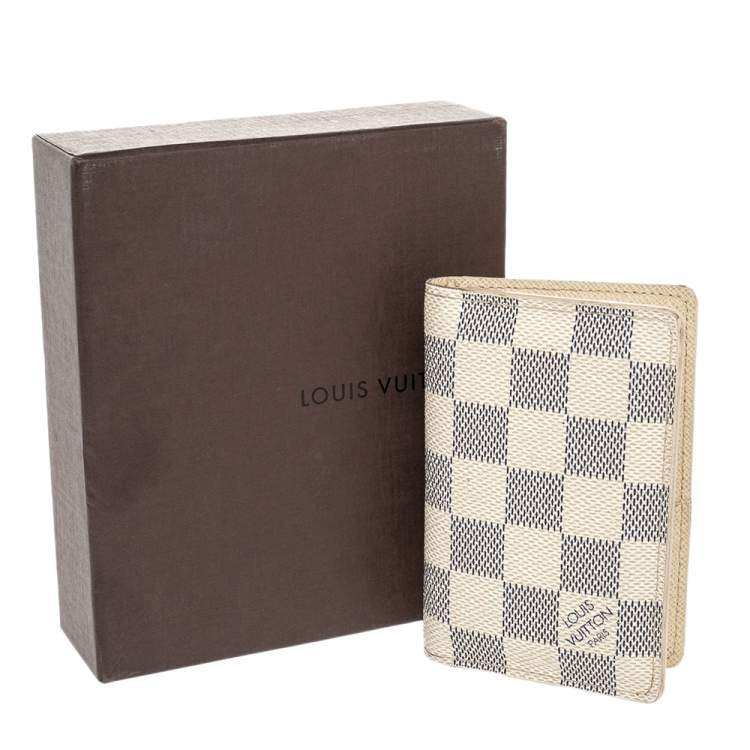 Pre Owned Louis Vuitton Damier Azur Canvas Pocket Organizer