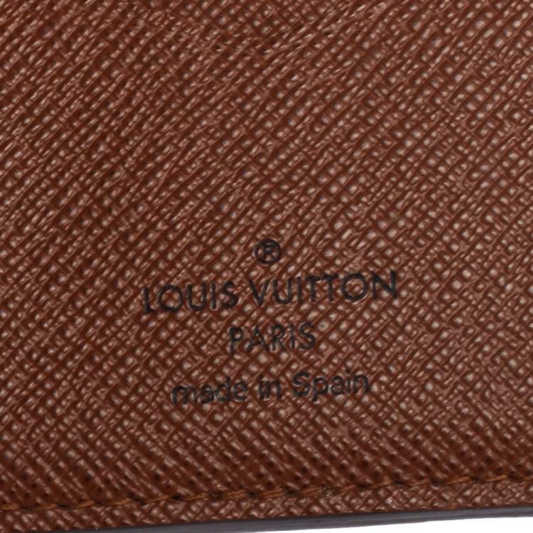 Pre Owned Louis Vuitton Monogram Canvas Pocket Organizer