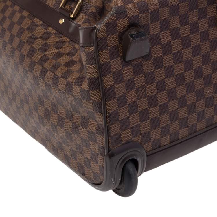 Pre Owned Louis Vuitton Damier Ebene Canvas Eole 50 Rolling Luggage