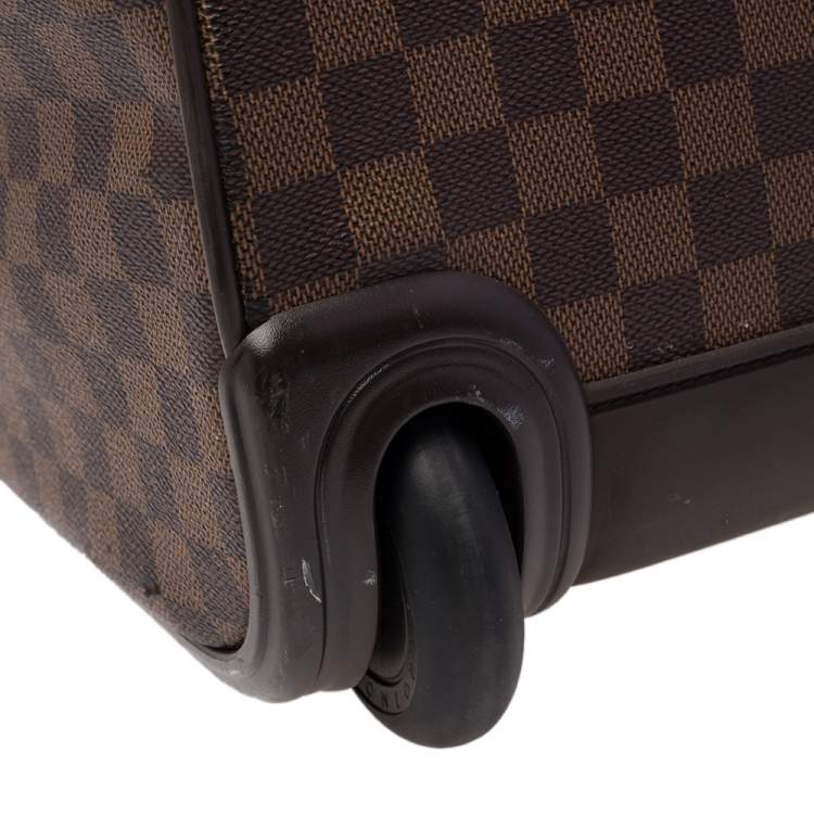 Pre Owned Louis Vuitton Damier Ebene Canvas Eole 50 Rolling Luggage