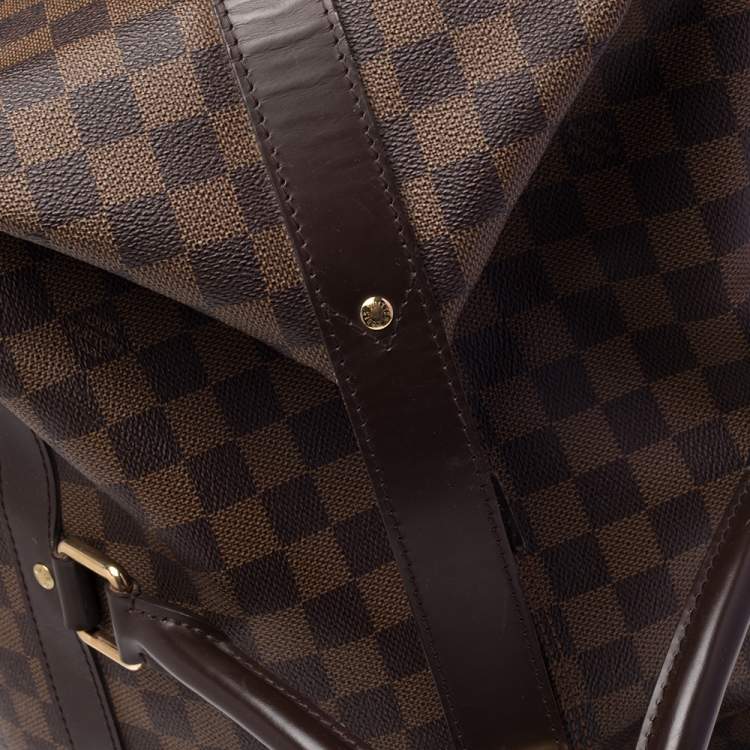 Pre Owned Louis Vuitton Damier Ebene Canvas Eole 50 Rolling Luggage