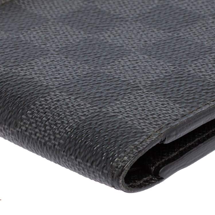 Pre Owned Louis Vuitton Damier Graphite Canvas Multiple Bifold Wallet