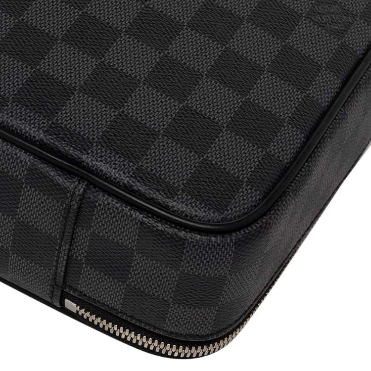 Pre Owned Louis Vuitton Damier Graphite Canvas Sabana Laptop Bag