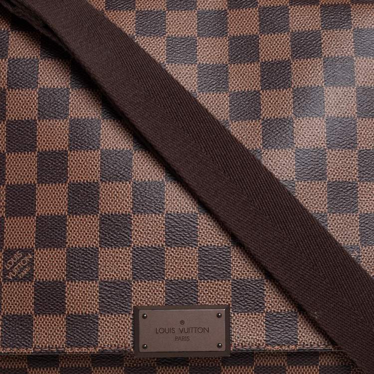 Pre Owned Louis Vuitton Damier Ebene Canvas District PM Bag