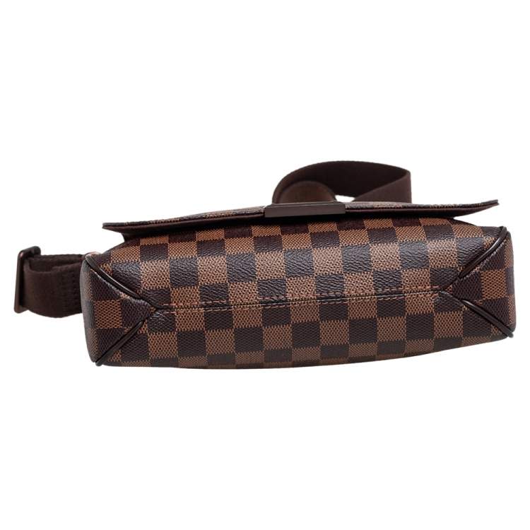 Pre Owned Louis Vuitton Damier Ebene Canvas District PM Bag