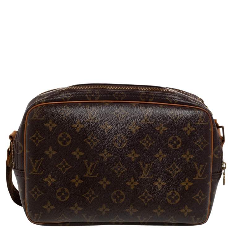 Pre Owned Louis Vuitton Monogram Canvas Reporter PM Bag