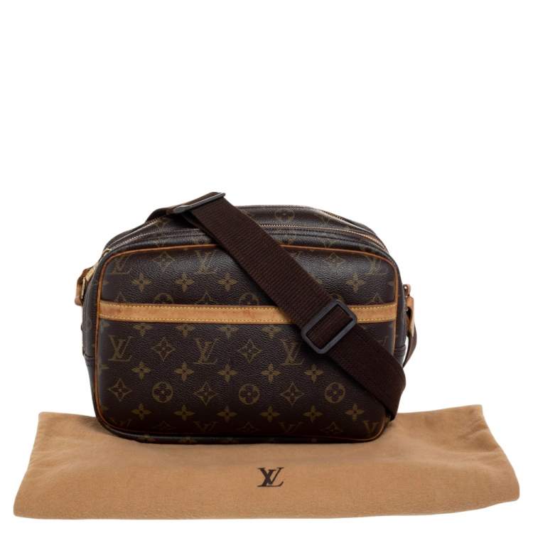 Pre Owned Louis Vuitton Monogram Canvas Reporter PM Bag