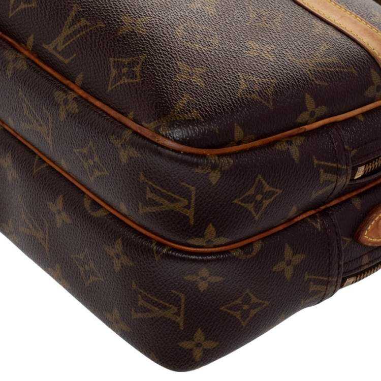 Pre Owned Louis Vuitton Monogram Canvas Reporter PM Bag