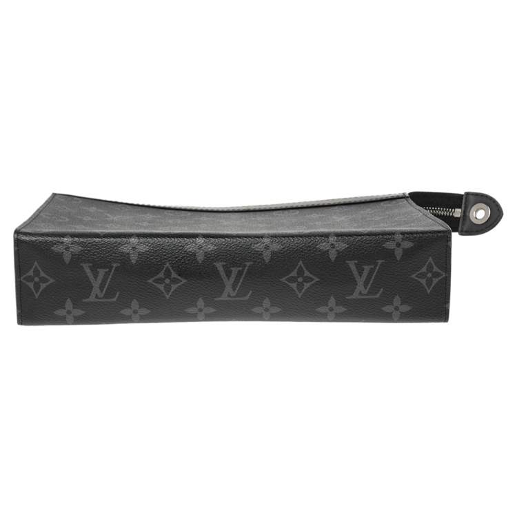مملوكة مسبقًا Louis Vuitton  Eclipse Monogram Canvas Pochette Voyage MM