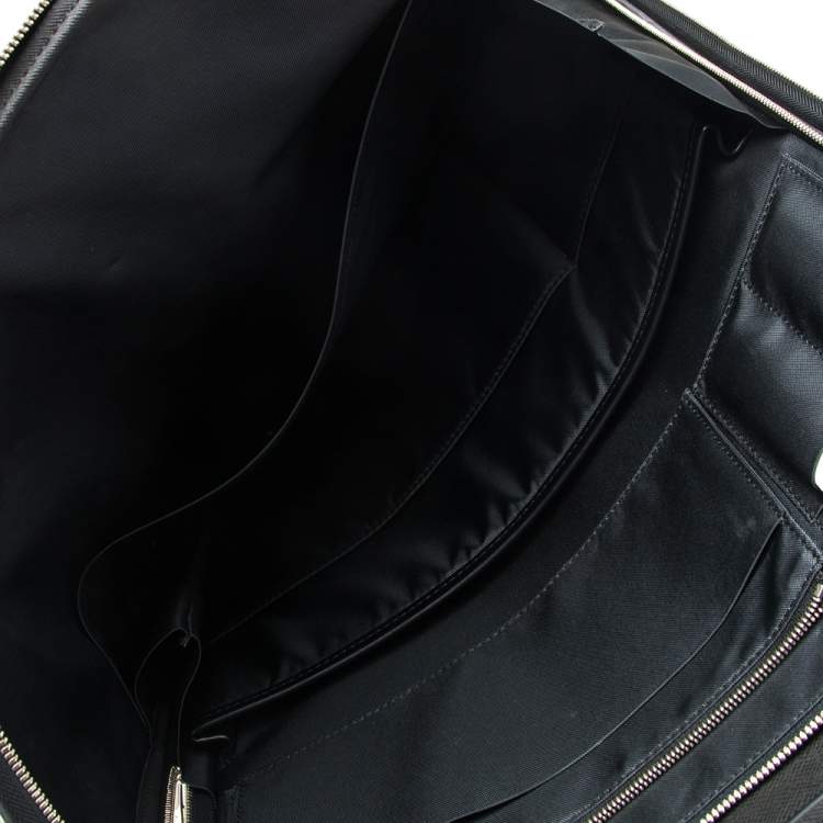 Pre Owned Louis Vuitton Black Taiga Leather Pegase Legere 55 Business Suitcase