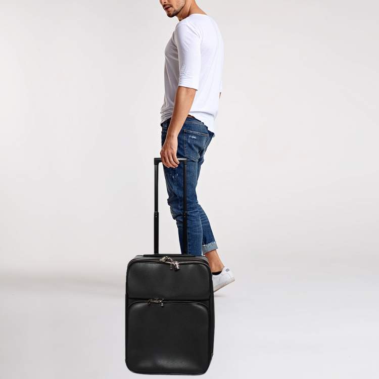 Louis Vuitton Black Taiga Leather Pegase Legere 55 Business Suitcase Louis  Vuitton